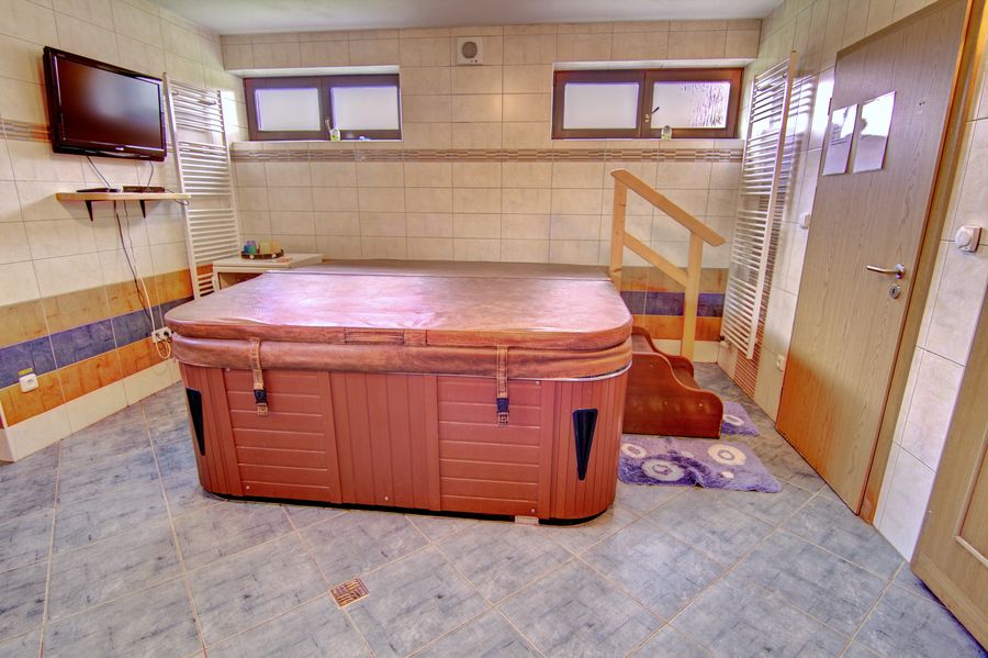 Wellness a sauna